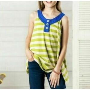 MATILDA JANE Girl's Size 10 NWT Adventure Begins Trampolining Striped Top 435
